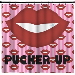 Lips (Pucker Up) Shower Curtain - Custom Size