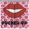 Lips (Pucker Up)  Shower Curtain (Personalized)