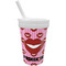 Lips (Pucker Up)  Sippy Cup with Straw (Personalized)