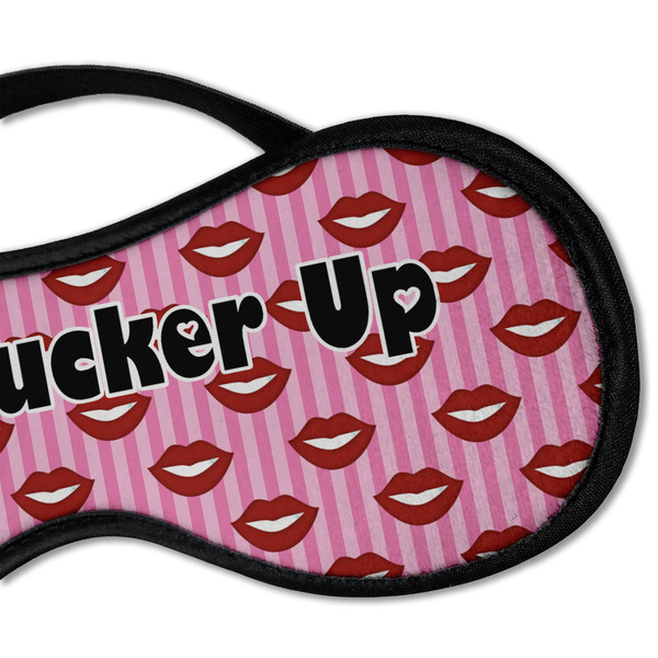 Lips (Pucker Up) Sleeping Eye Mask - DETAIL Large