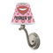 Lips (Pucker Up) Small Chandelier Lamp - LIFESTYLE (on wall lamp)