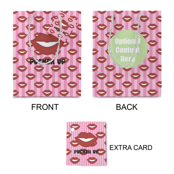 Lips (Pucker Up) Small Gift Bag - Approval
