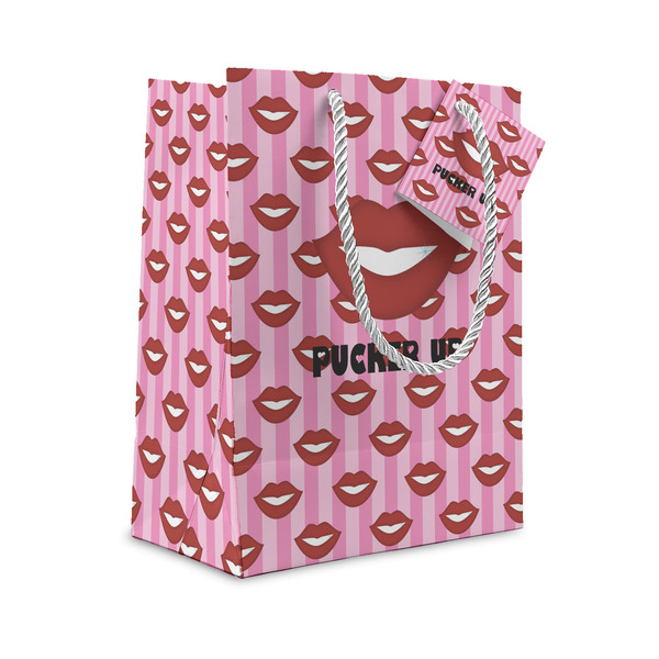 Custom Lips (Pucker Up) Small Gift Bag