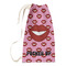 Lips (Pucker Up) Small Laundry Bag - Front View