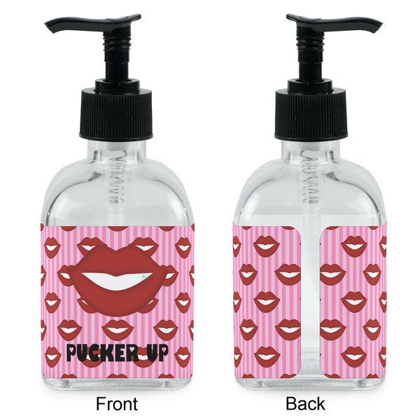 Lips (Pucker Up) Glass Soap/Lotion Dispenser - Approval