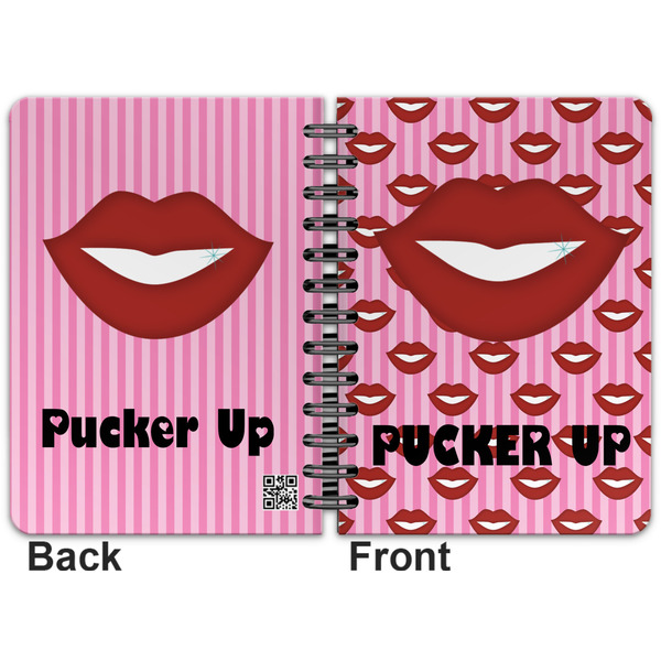 Lips (Pucker Up) Spiral Journal 5 x 7 - Apvl