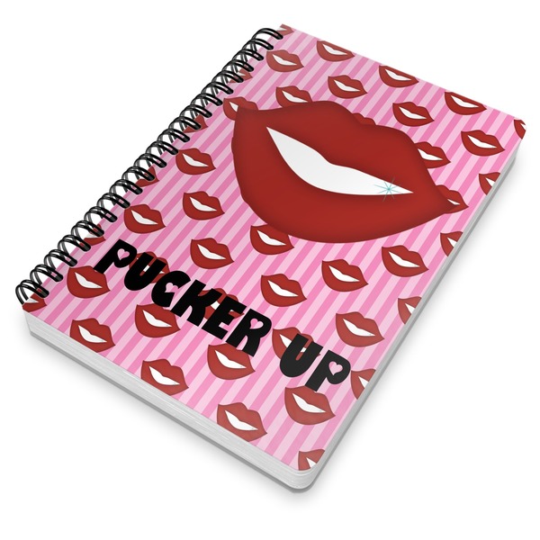 Lips (Pucker Up) Spiral Journal 7 x 10 - Main