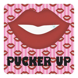 Lips (Pucker Up) Square Decal