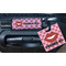 Lips (Pucker Up) Square Luggage Tag & Handle Wrap - In Context