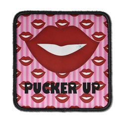 Lips (Pucker Up) Iron On Square Patch