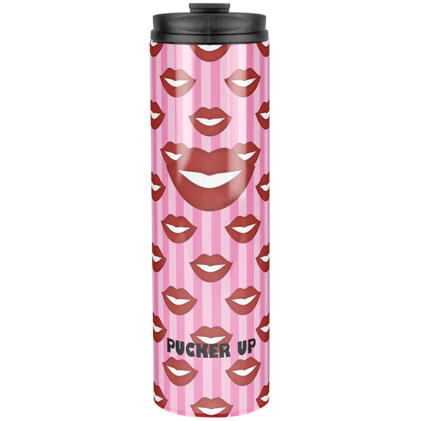 Lips (Pucker Up) Stainless Steel Tumbler 20 Oz - Front