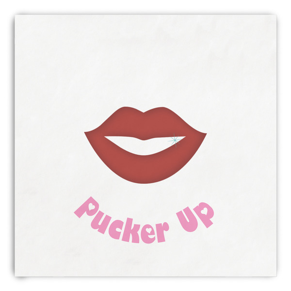 Custom Lips (Pucker Up) Paper Dinner Napkins