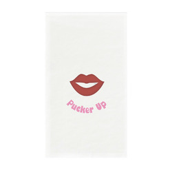 Lips (Pucker Up) Guest Paper Towels - Full Color - Standard