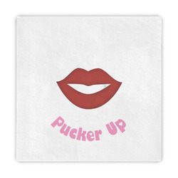Lips (Pucker Up) Standard Decorative Napkins