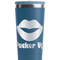 Lips (Pucker Up) Steel Blue RTIC Everyday Tumbler - 28 oz. - Close Up