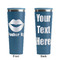 Lips (Pucker Up) Steel Blue RTIC Everyday Tumbler - 28 oz. - Front and Back