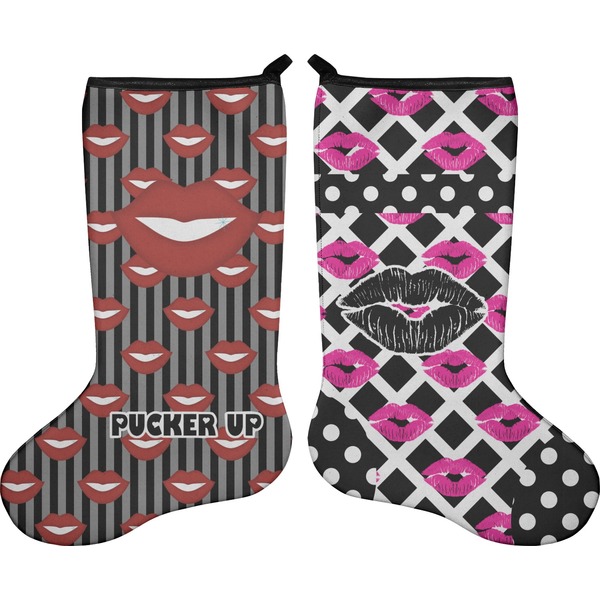 Lips (Pucker Up) Stocking - Double-Sided - Approval