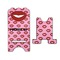 Lips (Pucker Up) Stylized Phone Stand - Front & Back - Large