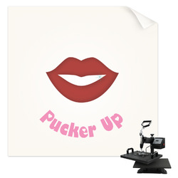 Lips (Pucker Up) Sublimation Transfer - Shirt Back / Men