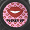 Lips (Pucker Up) Tape Measure - 25ft - detail