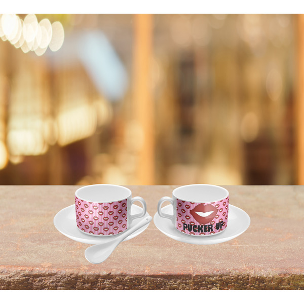 Lips (Pucker Up) Tea Cup Lifestyle