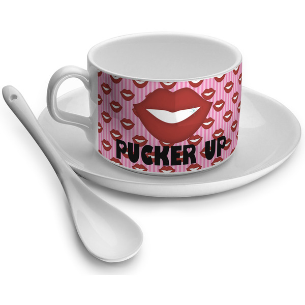 Custom Lips (Pucker Up) Tea Cup