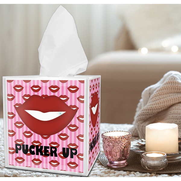 Lips (Pucker Up) Tissue Box - LIFESTYLE