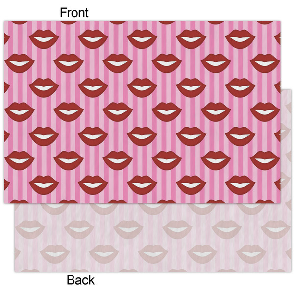 Lips (Pucker Up) Tissue Paper - Heavyweight - XL - Front & Back