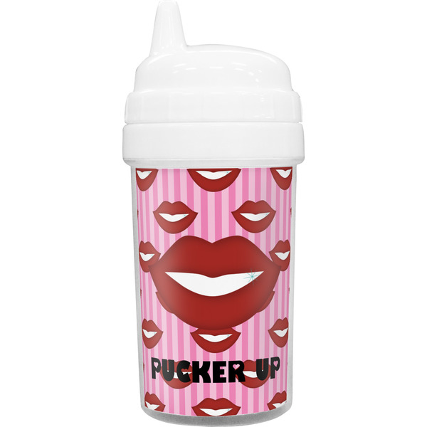 Custom Lips (Pucker Up) Toddler Sippy Cup