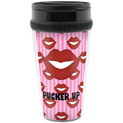 Lips (Pucker Up) Acrylic Travel Mug without Handle