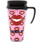 Lips (Pucker Up) Acrylic Travel Mug with Handle