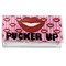 Lips (Pucker Up) Vinyl Check Book Cover - Front