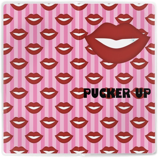 Lips (Pucker Up) Vinyl Document Wallet - Apvl