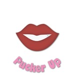 Lips (Pucker Up) Graphic Decal - Custom Sizes