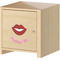 Lips (Pucker Up)  Wall Graphic on Wooden Cabinet