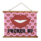 Lips (Pucker Up) Wall Hanging Tapestry - Landscape - MAIN