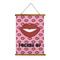 Lips (Pucker Up) Wall Hanging Tapestry - Portrait - MAIN