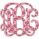 Lips (Pucker Up) Monogram Decal - Small