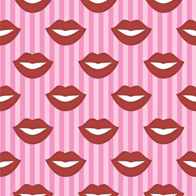 Lips (Pucker Up) Wallpaper & Surface Covering (Water Activated 24"x 24" Sample)