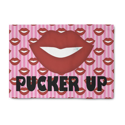Lips (Pucker Up) Washable Area Rug