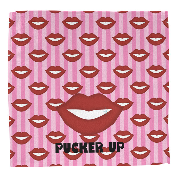 Lips (Pucker Up) Washcloth - Front - No Soap