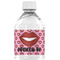 Lips (Pucker Up) Water Bottle Label - Single Front