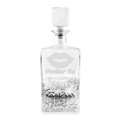 Lips (Pucker Up) Whiskey Decanter - 26 oz Rectangle