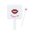 Lips (Pucker Up) Square Plastic Stir Sticks