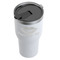 Lips (Pucker Up) White RTIC Tumbler - (Above Angle View)