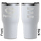 Lips (Pucker Up) White RTIC Tumbler - Front and Back