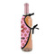 Lips (Pucker Up) Wine Bottle Apron - DETAIL WITH CLIP ON NECK