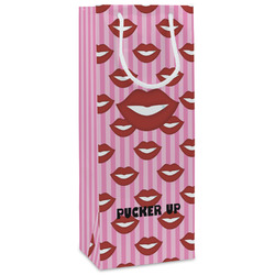 Lips (Pucker Up) Wine Gift Bags - Matte