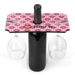 Lips (Pucker Up) Wine Bottle & Glass Holder
