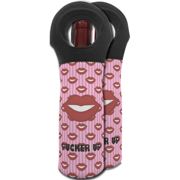 Lips (Pucker Up) Wine Tote Bag - MAIN